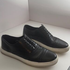 Black Leather Men's Shoes